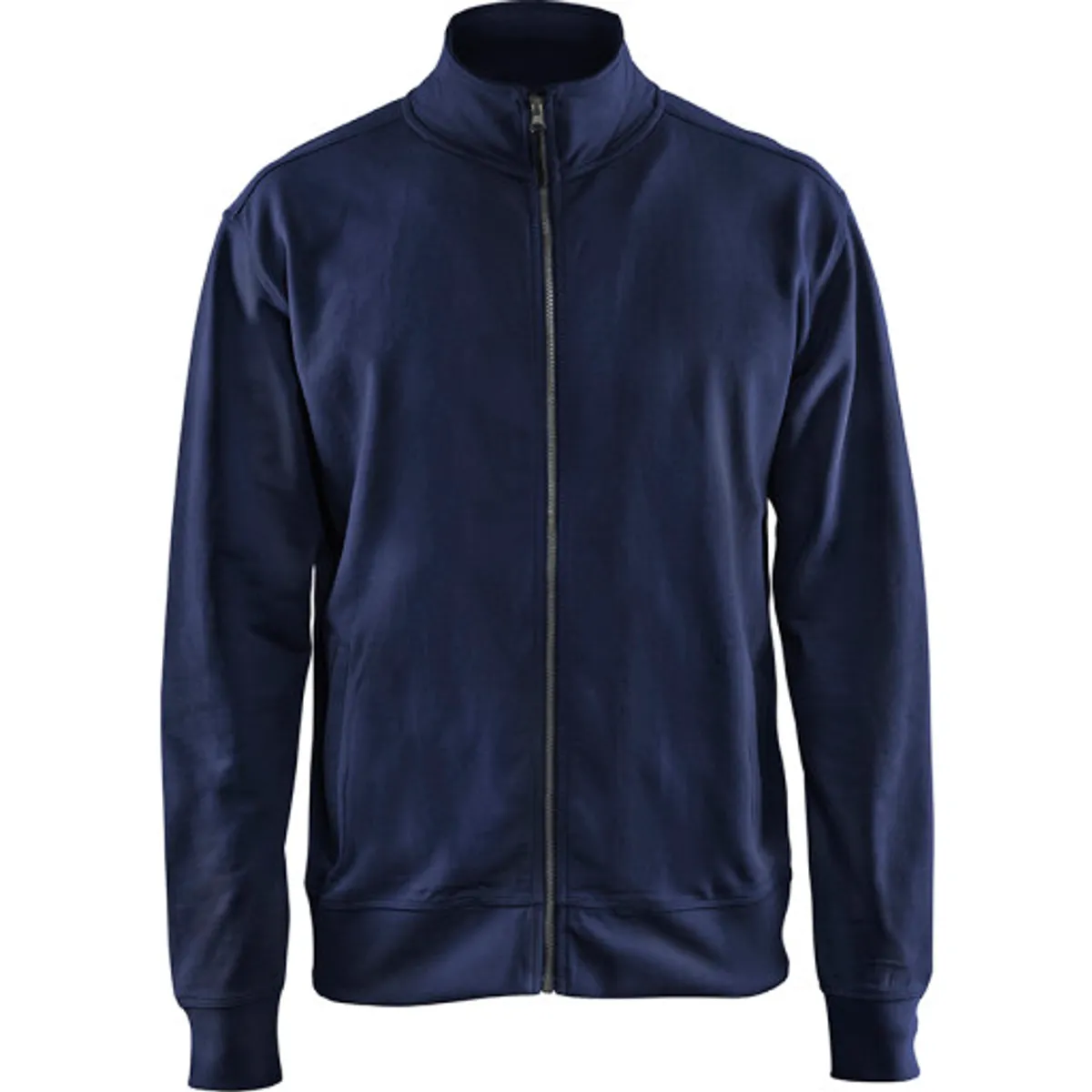 SWEATSHIRT FULL ZIP MARINEBLÅ