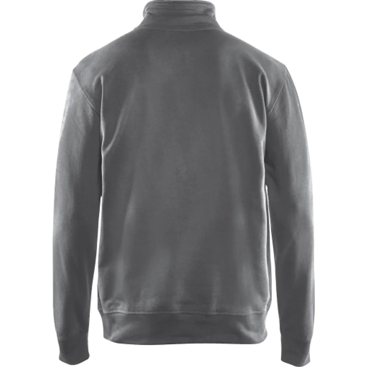 SWEATSHIRT HALF ZIP GRÅ 4XL