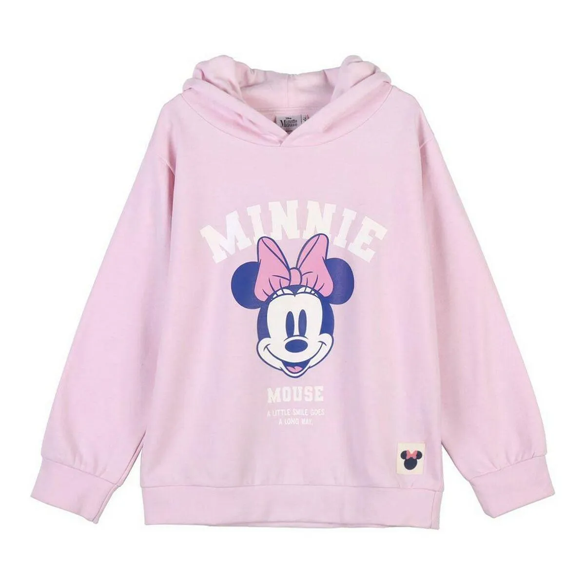 Sweatshirt til Børn Minnie Mouse Pink 7 år