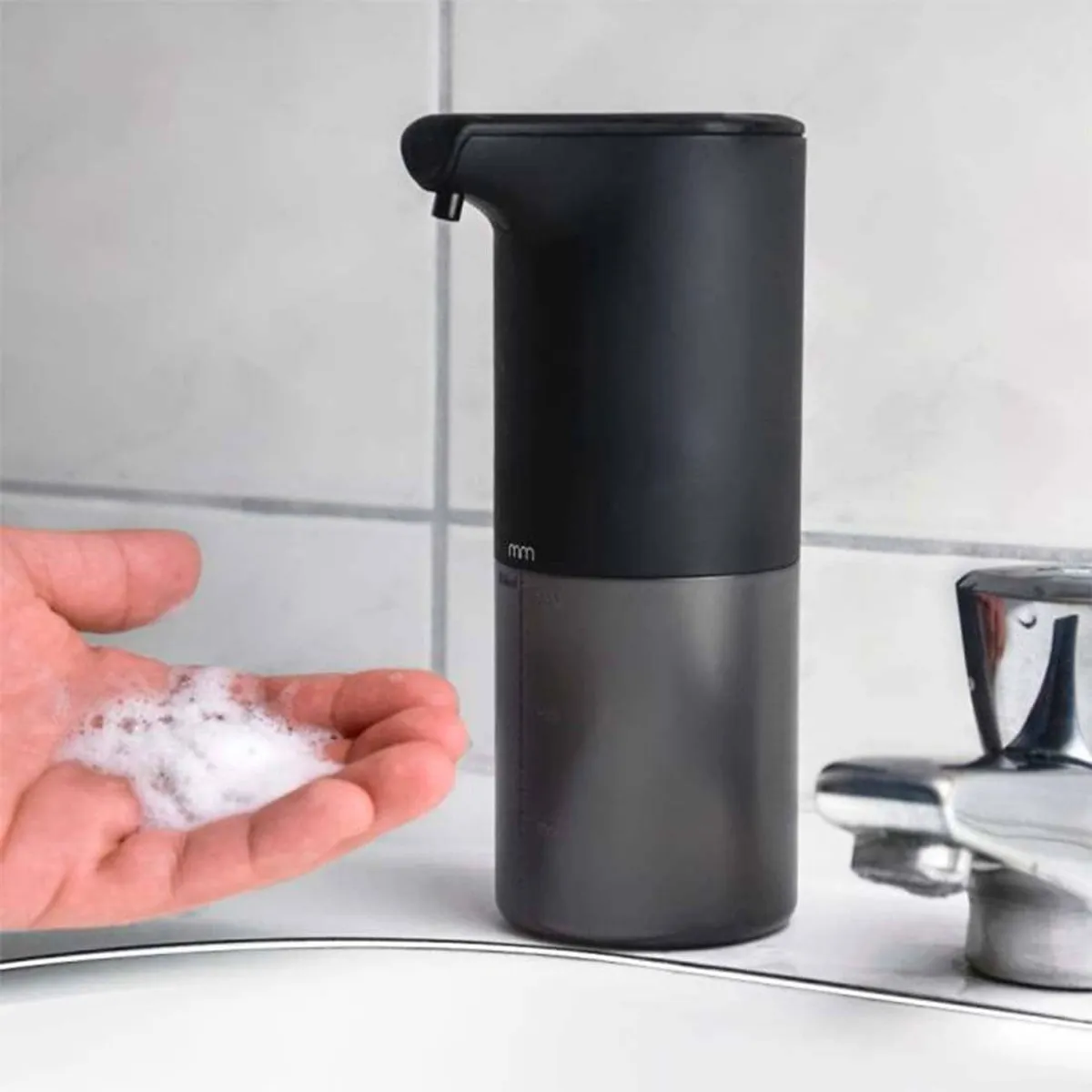 Sæbedispenser - Med Sensor - 350ml - Mat Sort