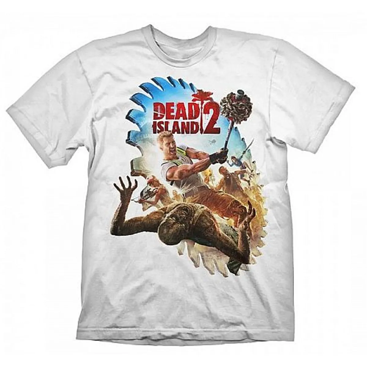 T-Shirt - Dead Island 2: Saw Blade *Crazy tilbud* M