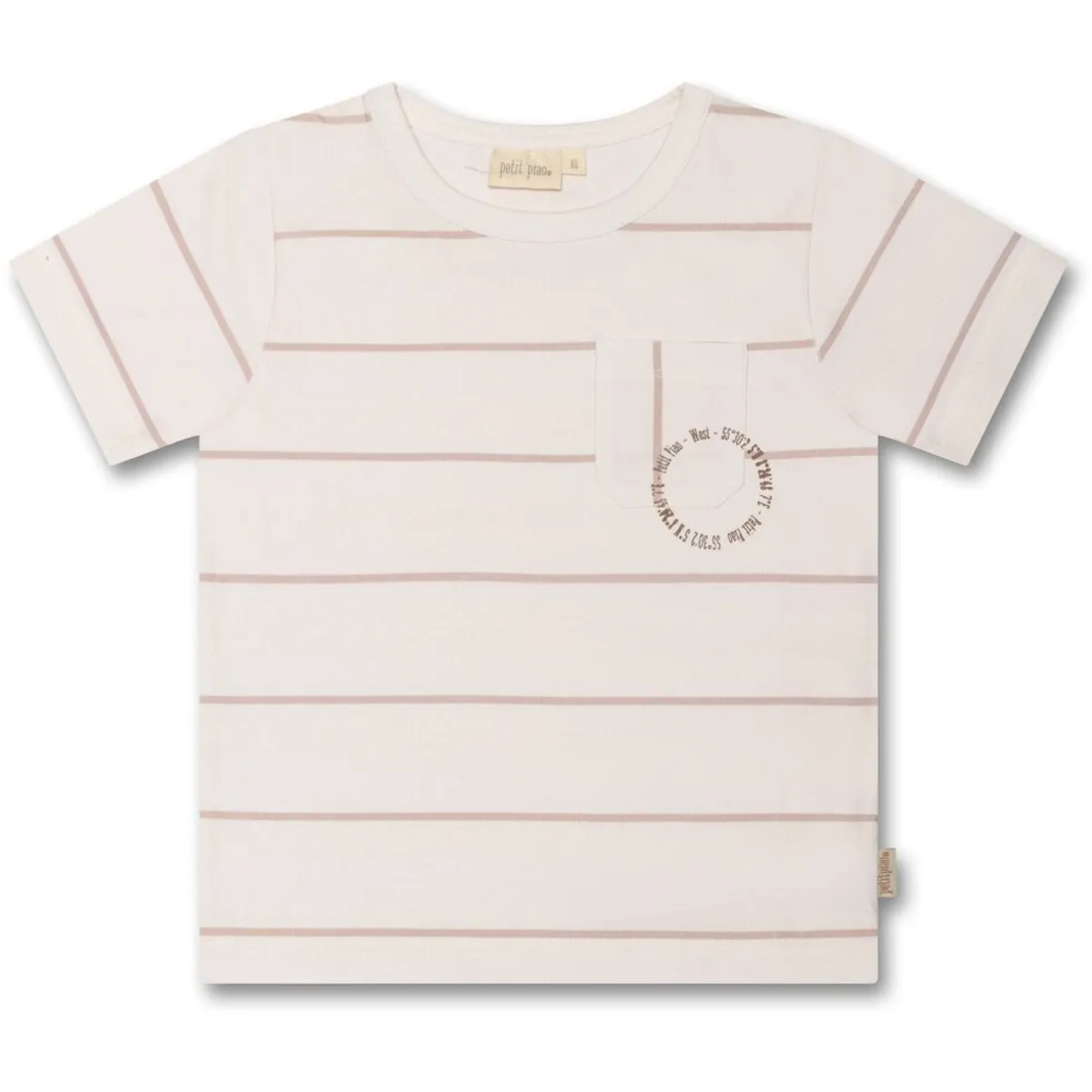 T-shirt kortærmet Pocket - OFF WHITE - 116