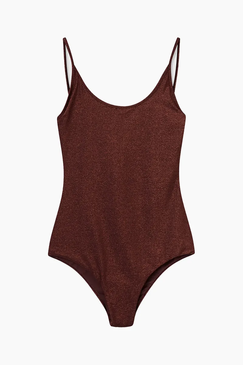 Tammie Swimsuit - Rust - Wood Wood - Bordeaux L