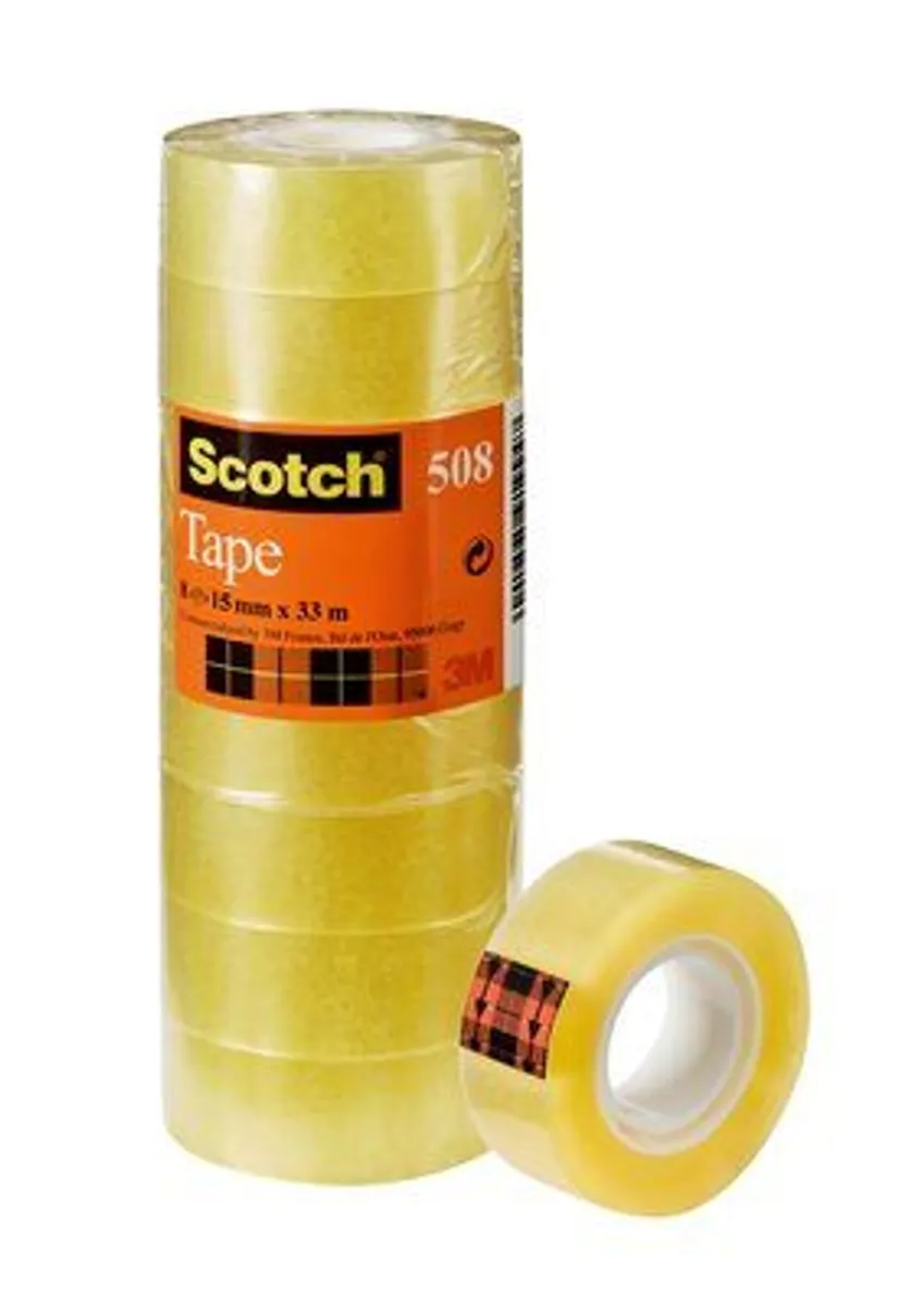 Tape Scotch 508 15mmx33m tårn klar (10)