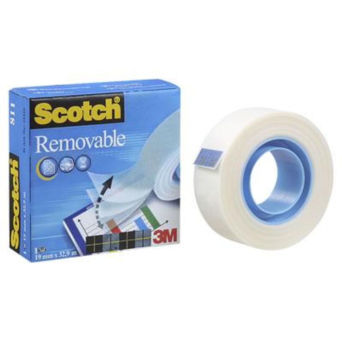 Tape Scotch Magic 811 19mmx33m flytbar