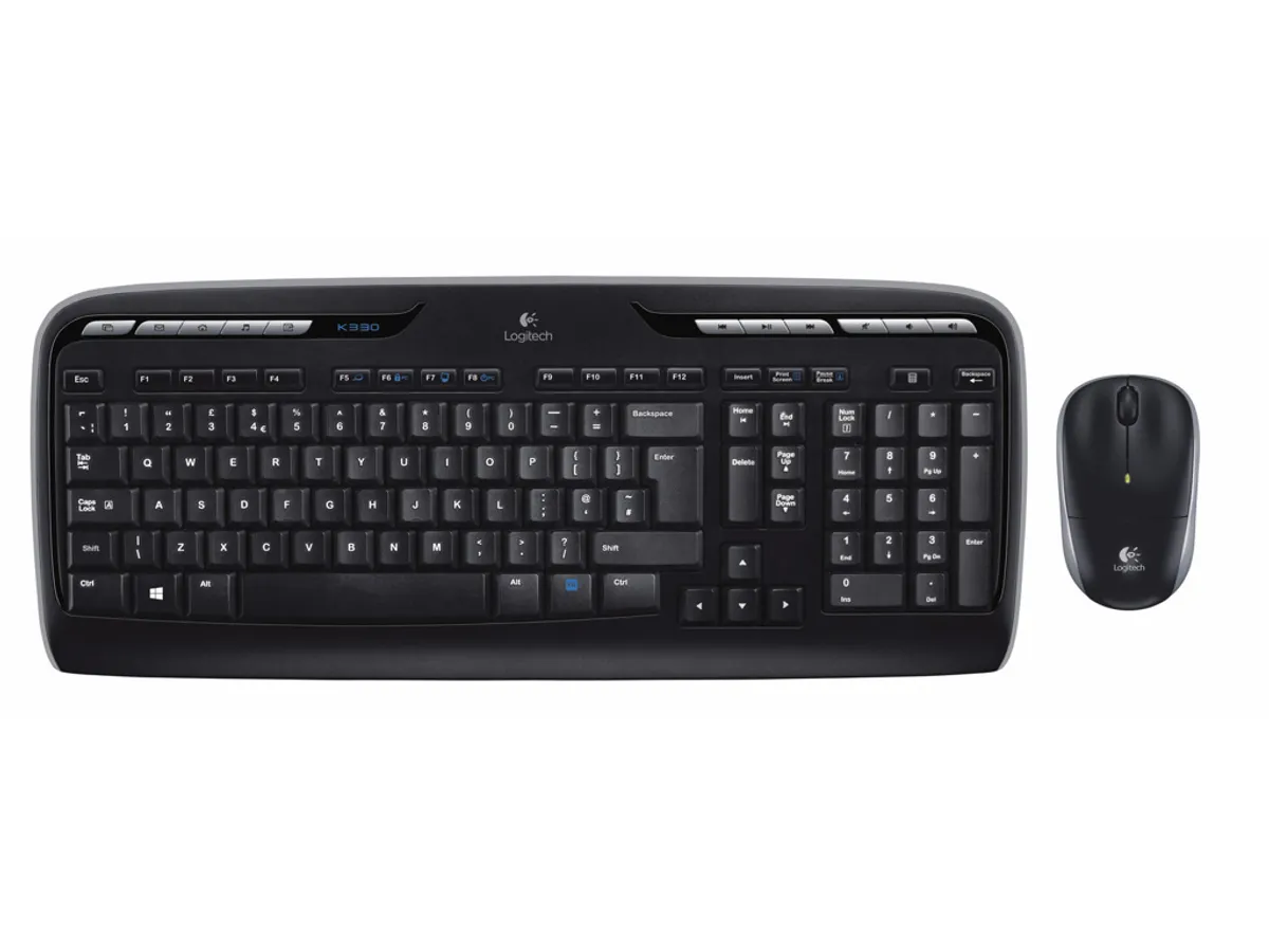 Tastatur + mus Logitech Trådløst Mk330