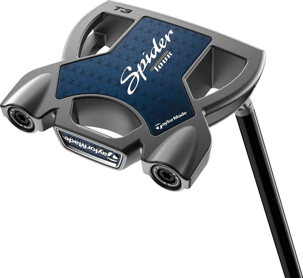 Taylormade Spider Tour Slant Neck Putter - Børstet Stål - Højre - Str. 33" - Taylormade Pistol GT 1.0 (2023) 1.0 Hvid/Sort