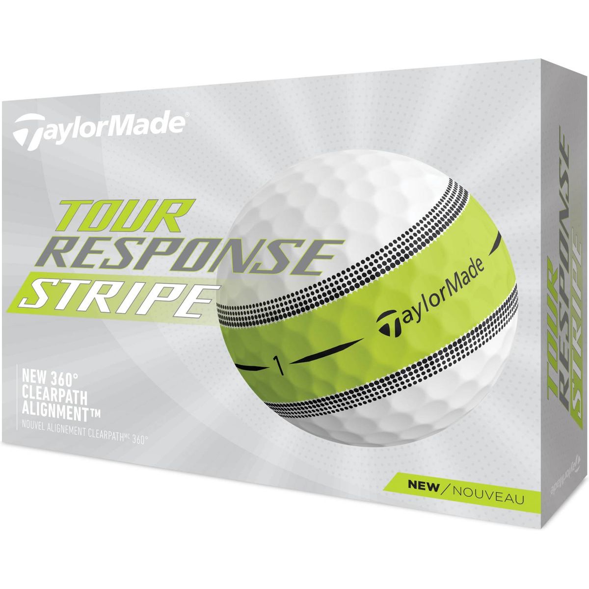 Taylormade Tour Response Stripe (2022) Golfbolde - Hvid