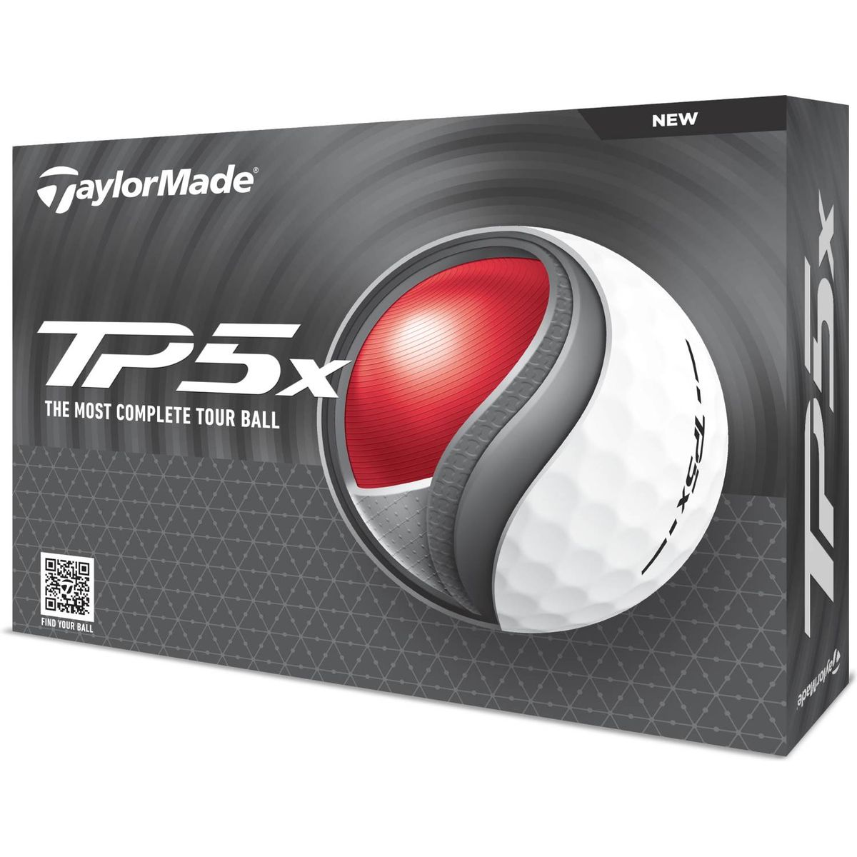 Taylormade TP5x (2024) Golfbolde - Hvid