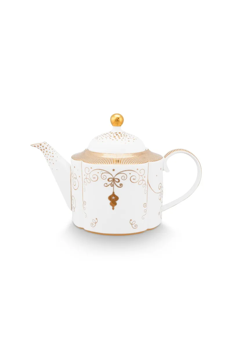 Teapot Large Royal Winter White 1.65ltr