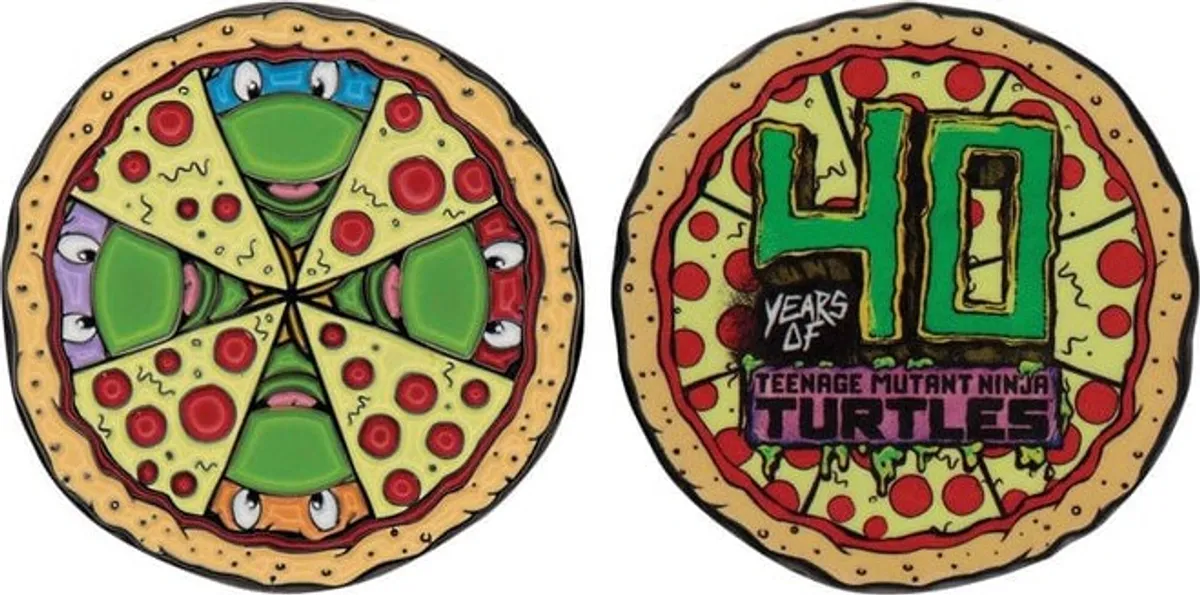 Teenage Mutant Ninja Turtles Limited Edition 40th Anniversary Collectible Coin