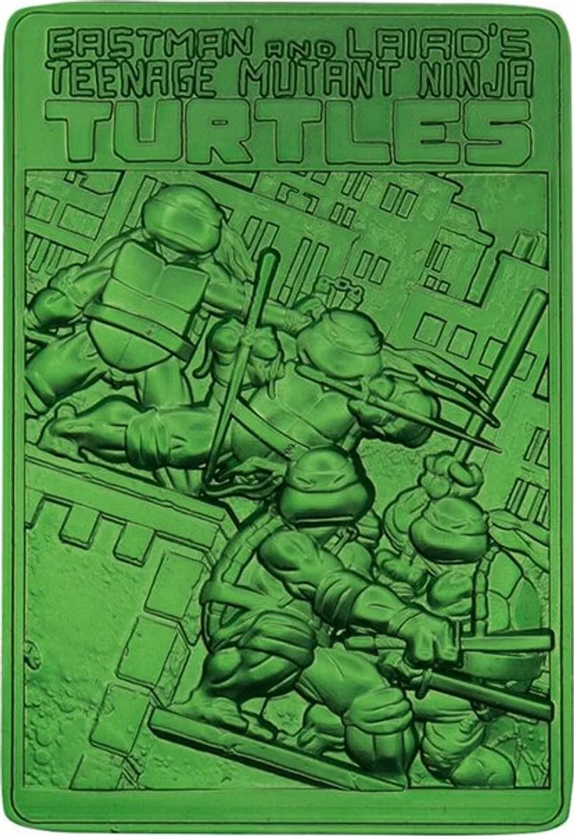 Teenage Mutant Ninja Turtles Limited Edition 40th Anniversary Green Ingot