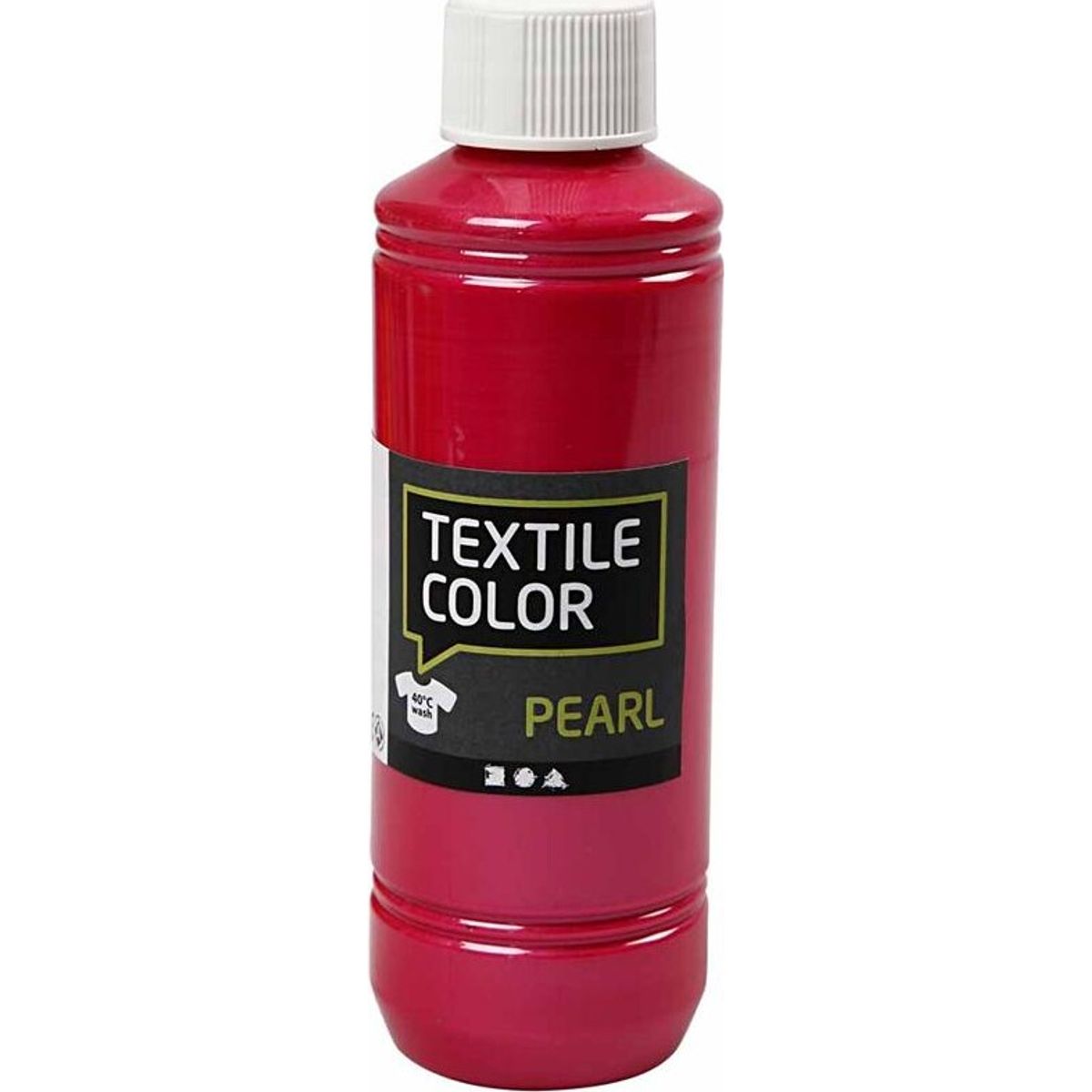 Tekstilmaling - Textile Color Pearl - Perlemor - Pink 250 Ml