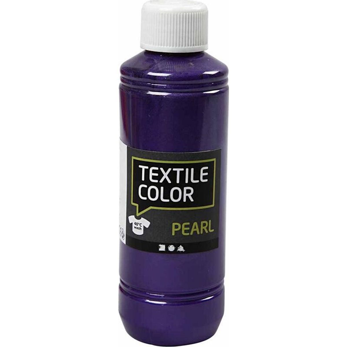 Tekstilmaling - Textile Color Pearl - Perlemor - Violet 250 Ml