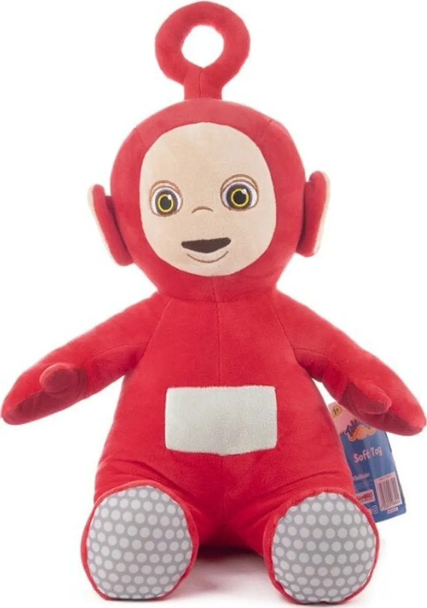 Teletubbies Bamse - Po - Rød - 33 Cm