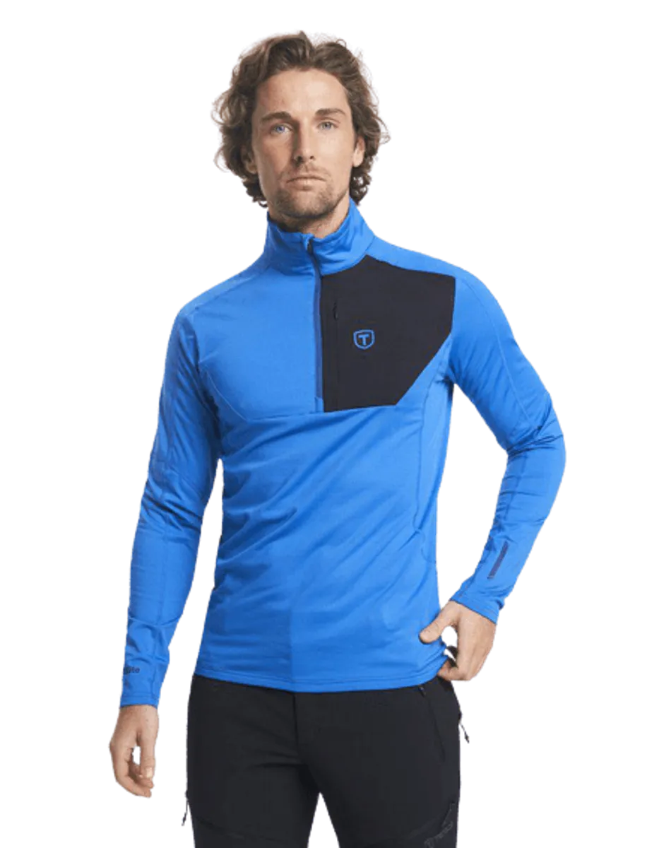 Tenson Txlite Half Zip Herre (Farve: Blue, Størrelse: 3xl)