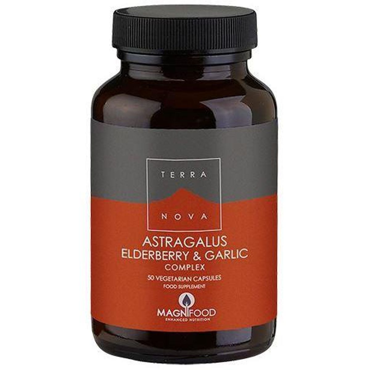 Terranova Astragalus elderberry & garlic complex, 50kap.