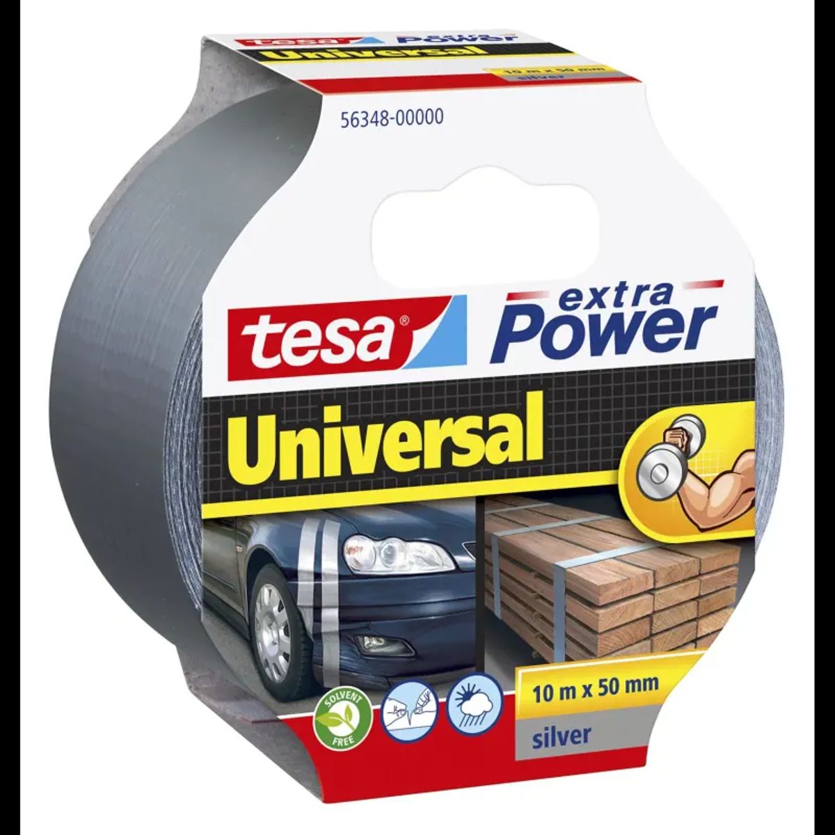 Tesa Extra Power Universal 10m 50 mm Silver