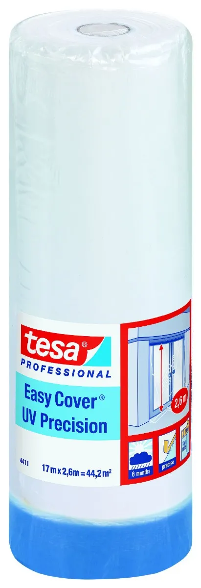 Tesa professional easy cover UV precision 4411 17 m x2,6m = 44,2 m2