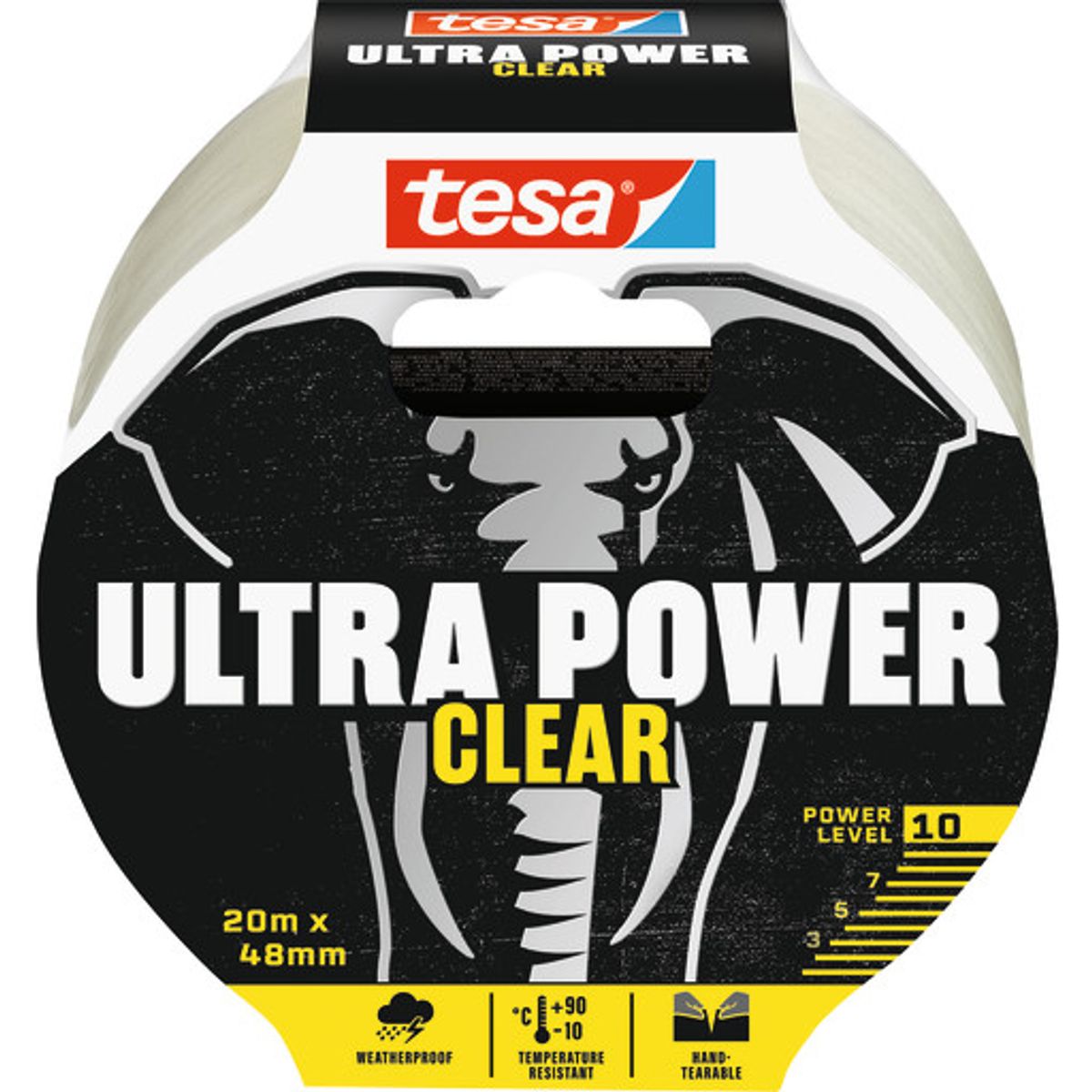 Tesa Ultra power reparationstape, 48 mm, 20 meter