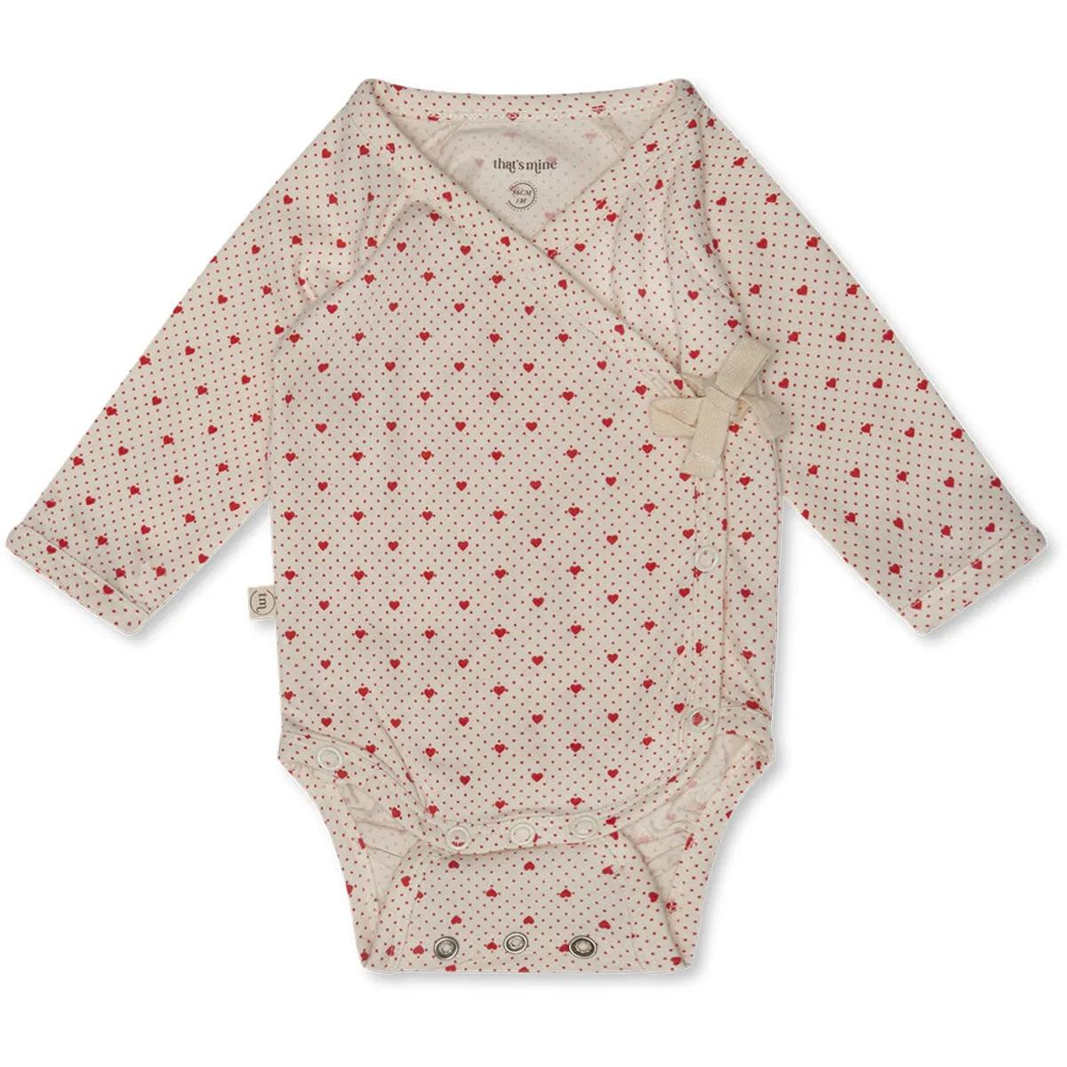 That's Mine - Elia slå-om body - Lots of love red - 50 cm - 0 m