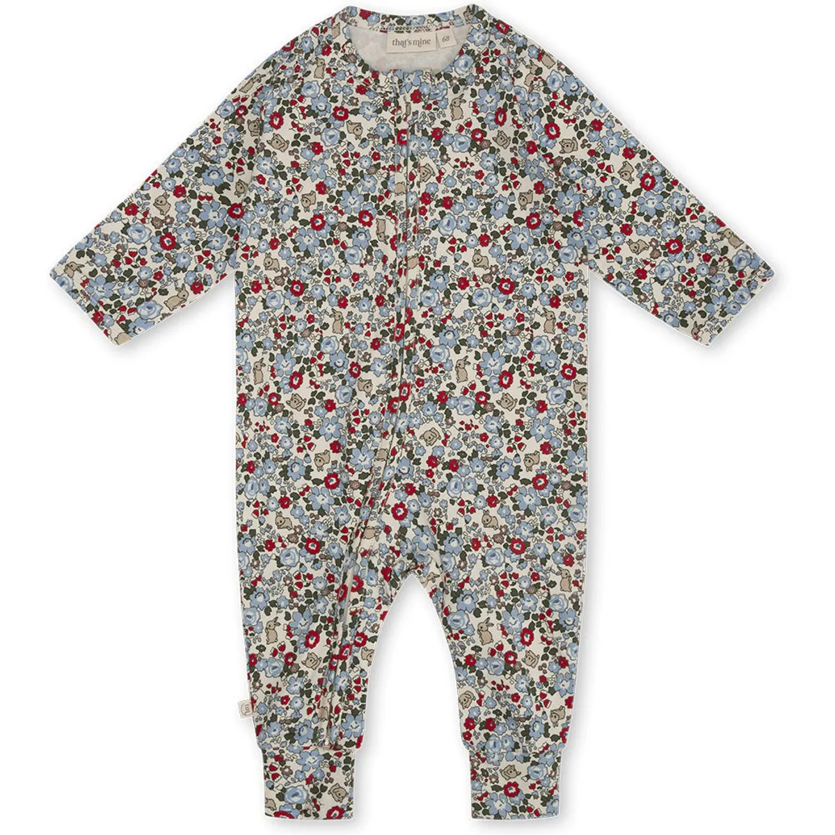 That's Mine - Elliotte onesie - Flora bunnies rouge - 62 cm - 3 m