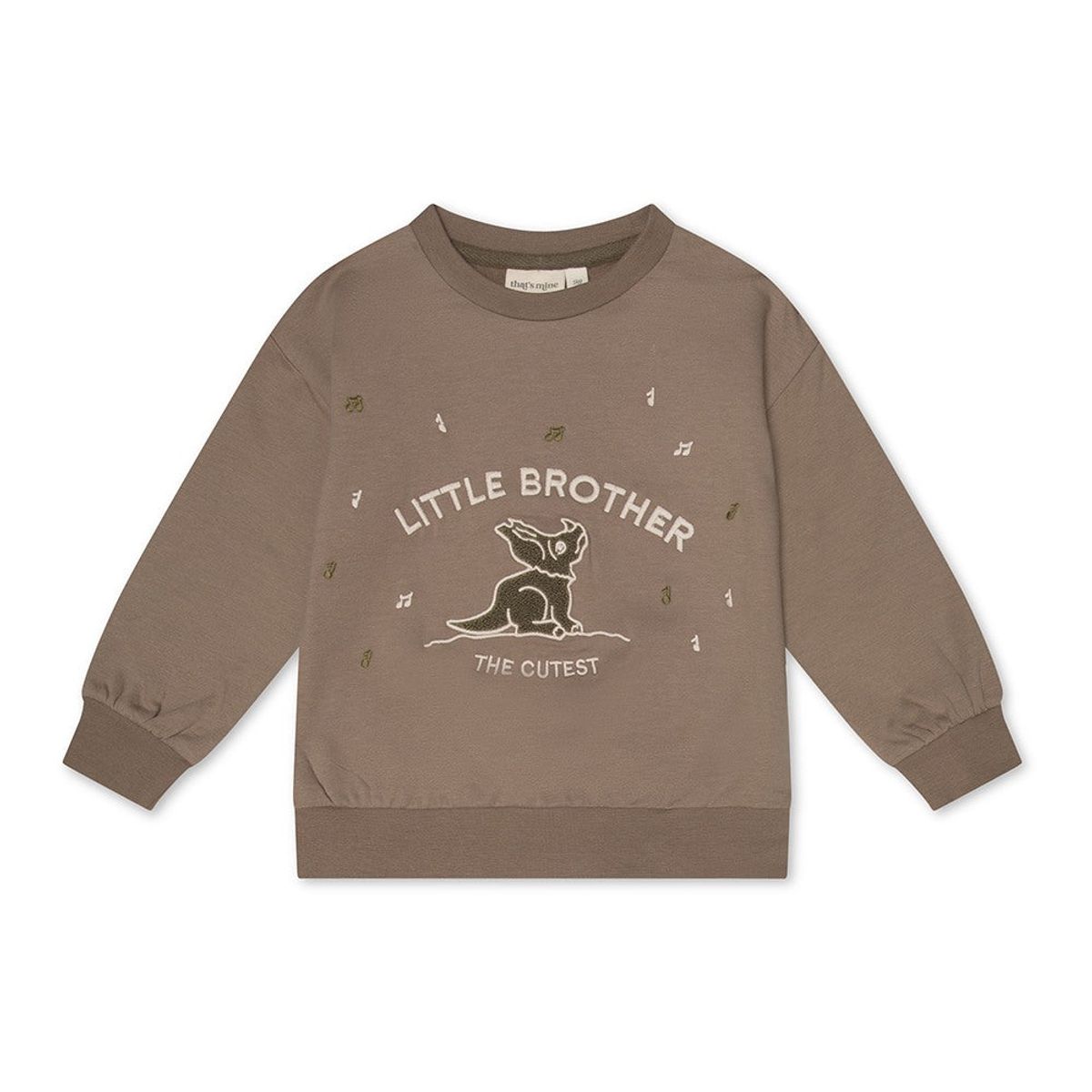 That's Mine - Finley lillebror sweatshirt - Fossil - 86cm - 18M