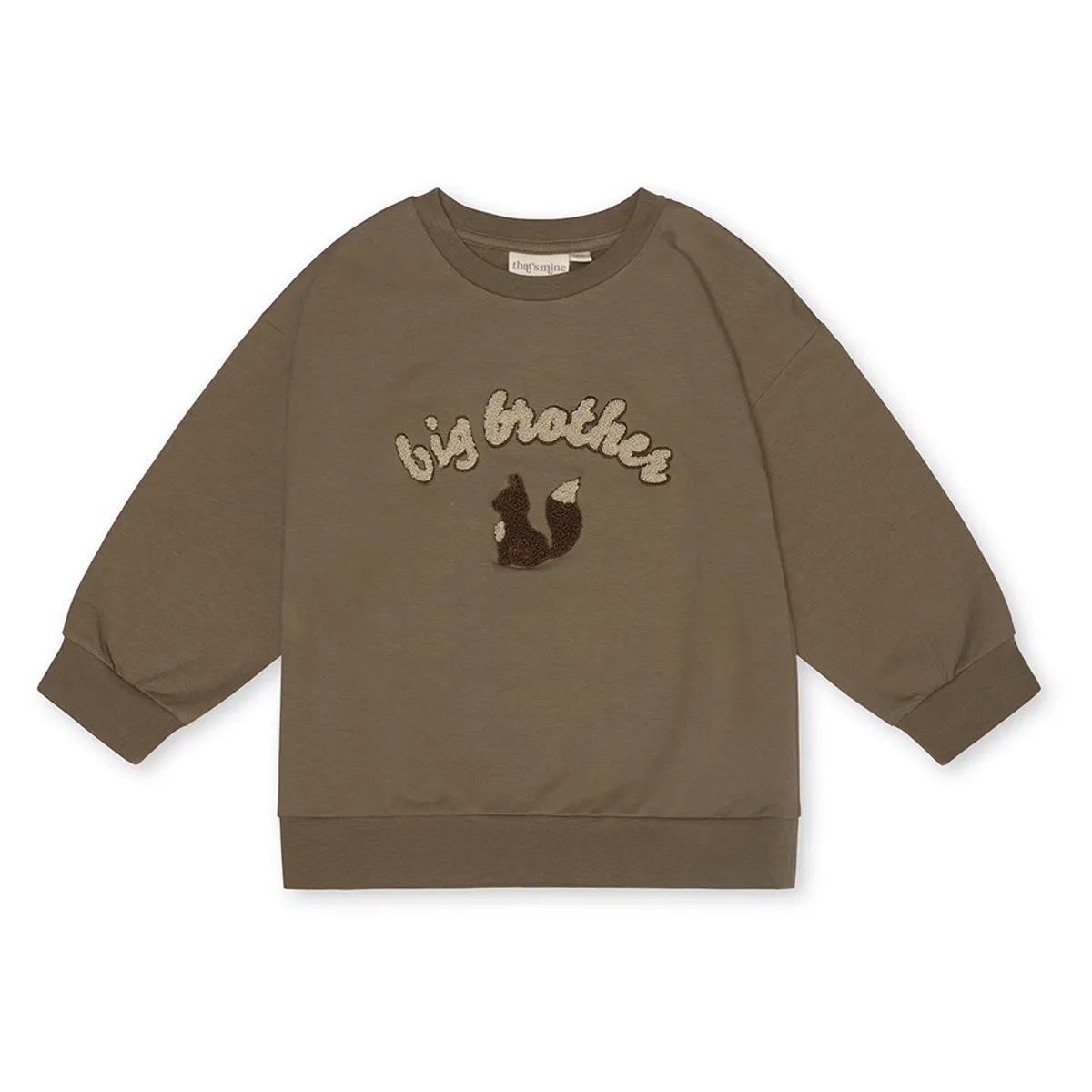 That's Mine - Finley storebror sweatshirt - Dusky green - 110cm - 5Y