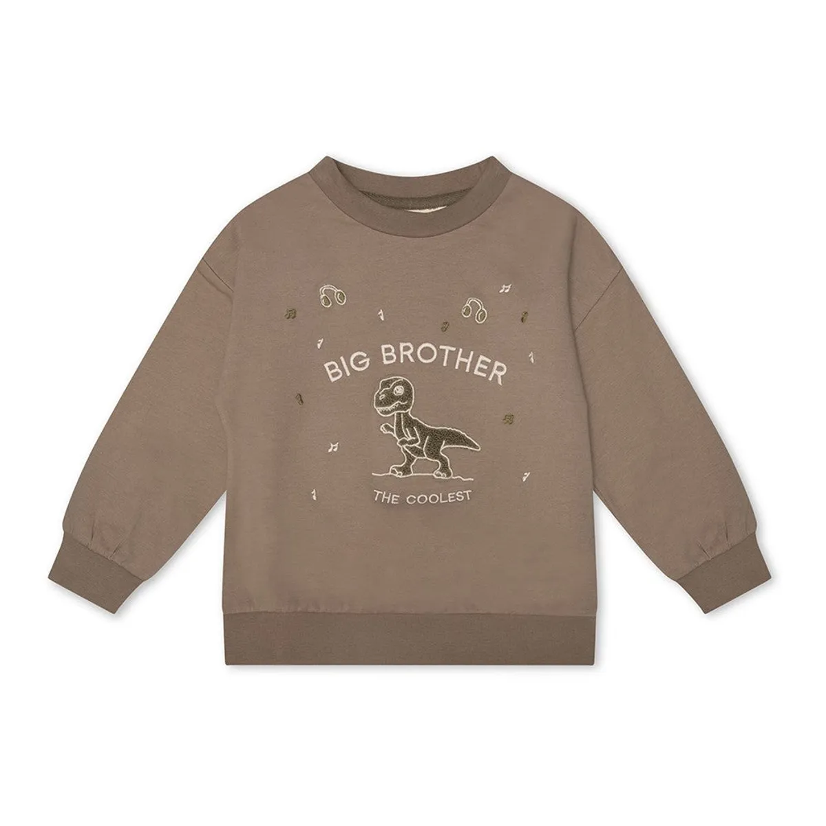 That's Mine - Finley storebror sweatshirt - Fossil - 116 cm - 6 Jahre