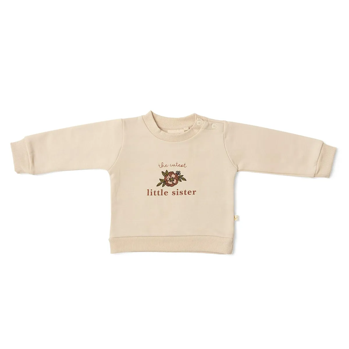 That's Mine - Kellie sweatshirt lillesøster - Oatmeal - 68cm - 6M