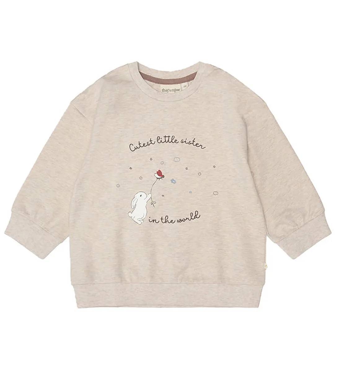 That's Mine Sweatshirt - Finley Little Sister - Light Brown Mela