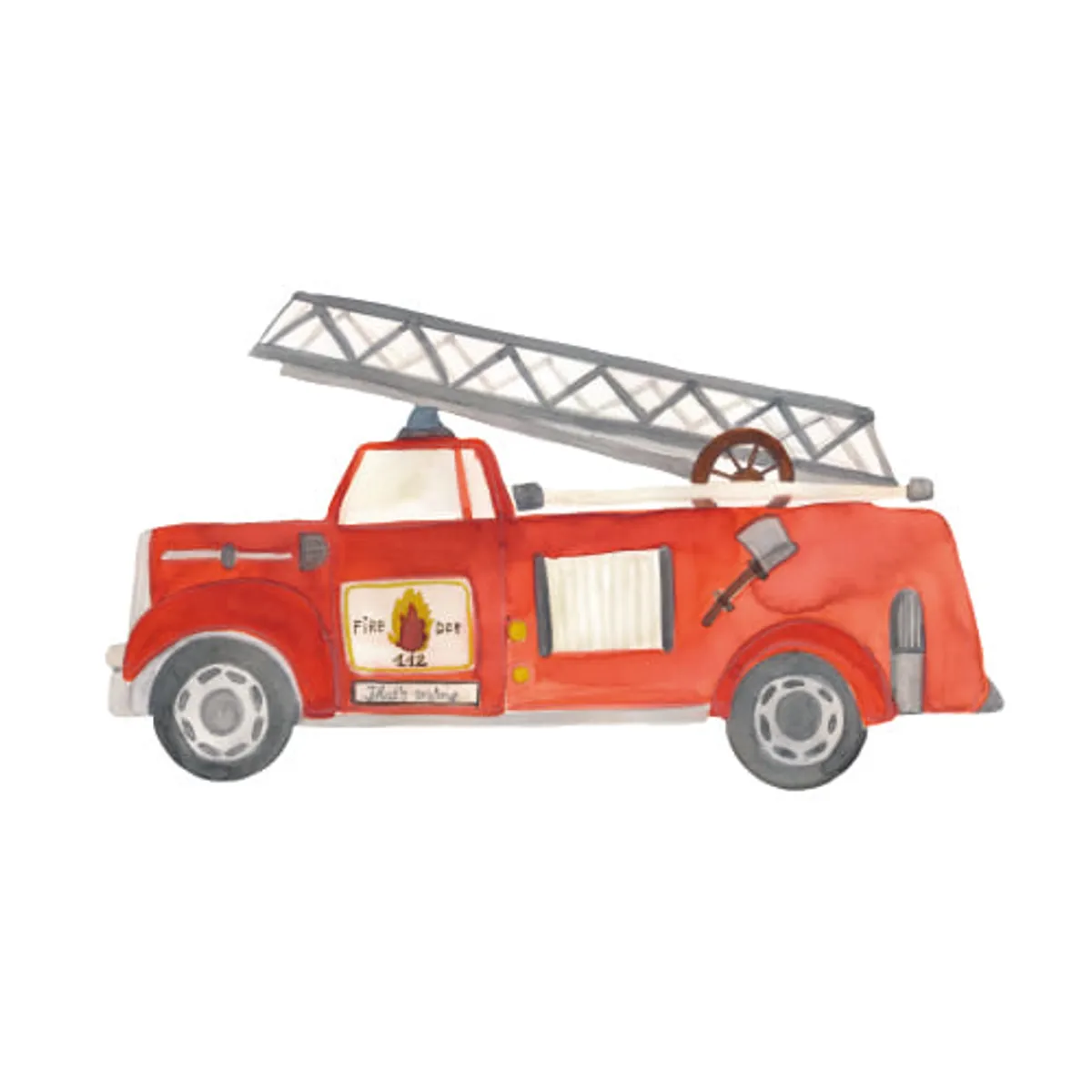 That's Mine - Wallsticker Fire truck - Multi