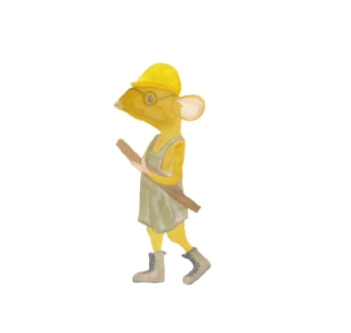 That's Mine - Wallsticker Steve the Builder - Brown