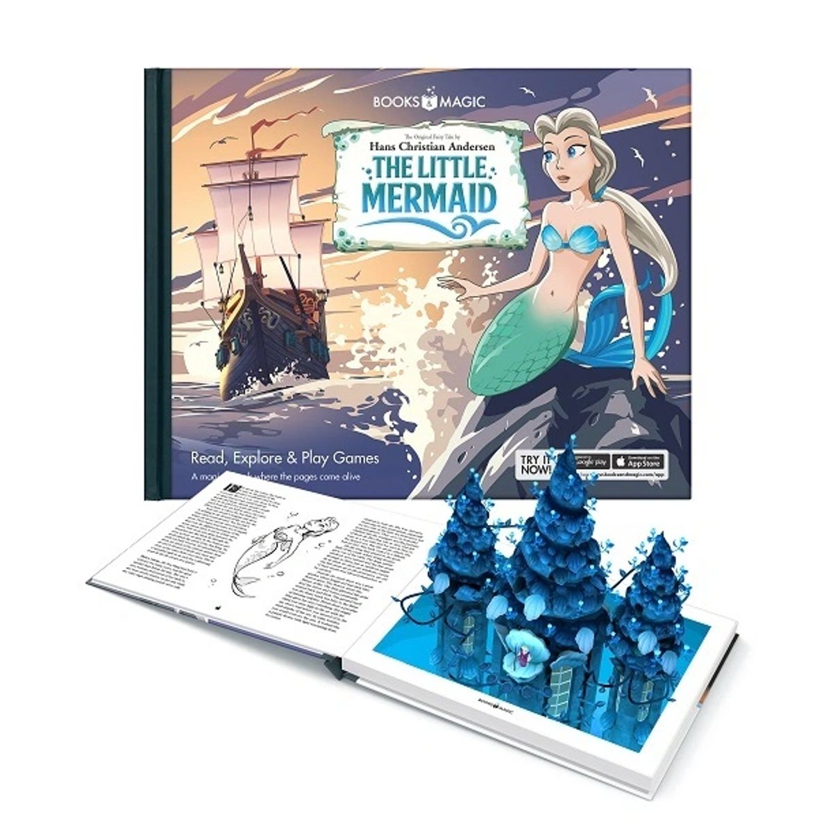 The Little Mermaid - A Magical Augmented Reality Book