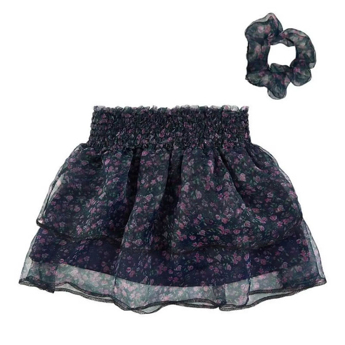 THE NEW - Arganza Skirt - Flower AOP - 7/8 år