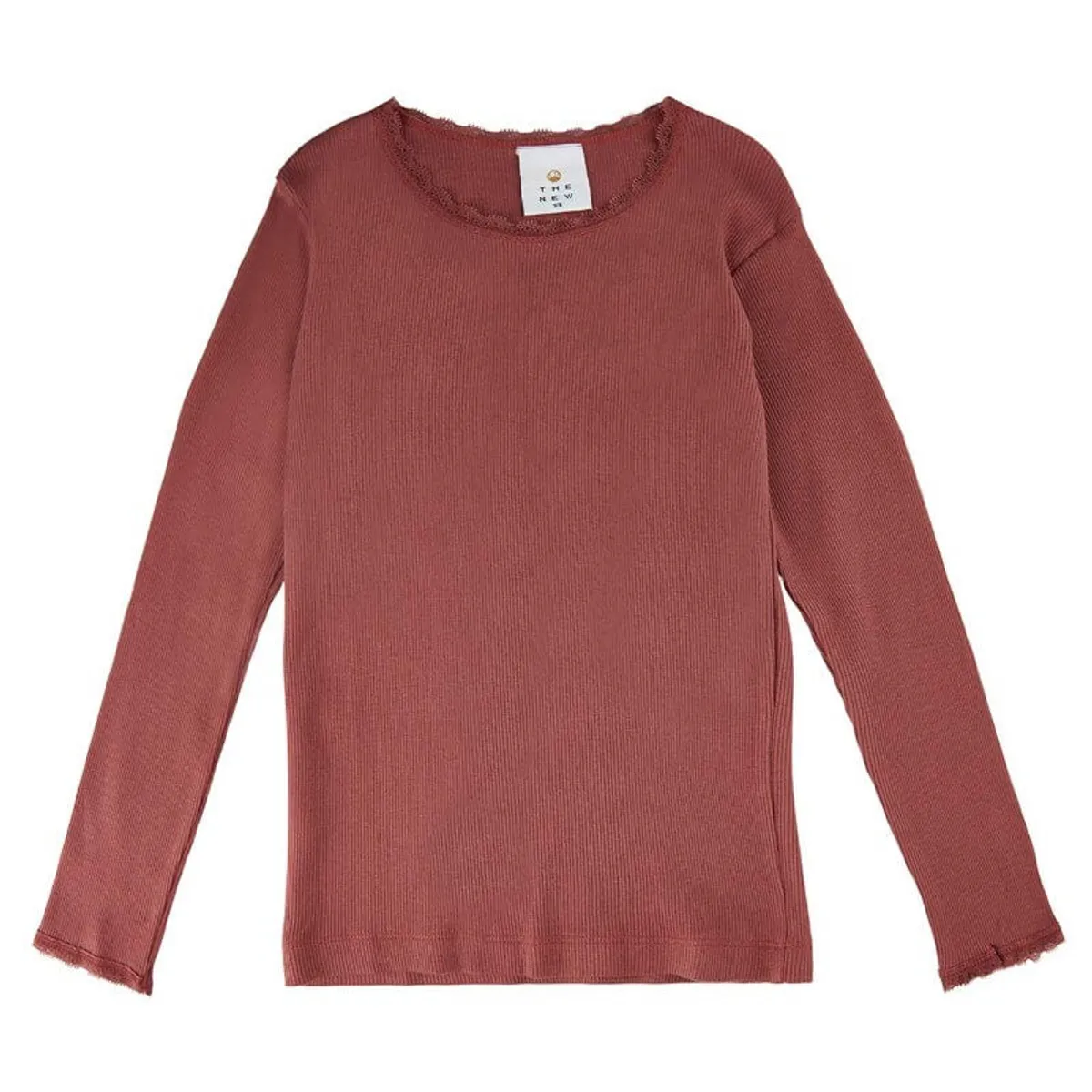 THE NEW - Bailey L/S TEE T-Shirt - Apple Butter - 3/4 år