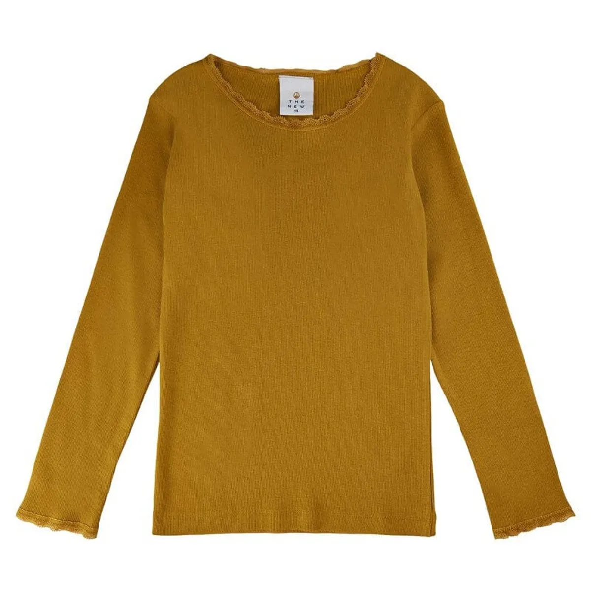 THE NEW - Bailey L/S TEE T-Shirt - Harvest Gold - 3/4 år