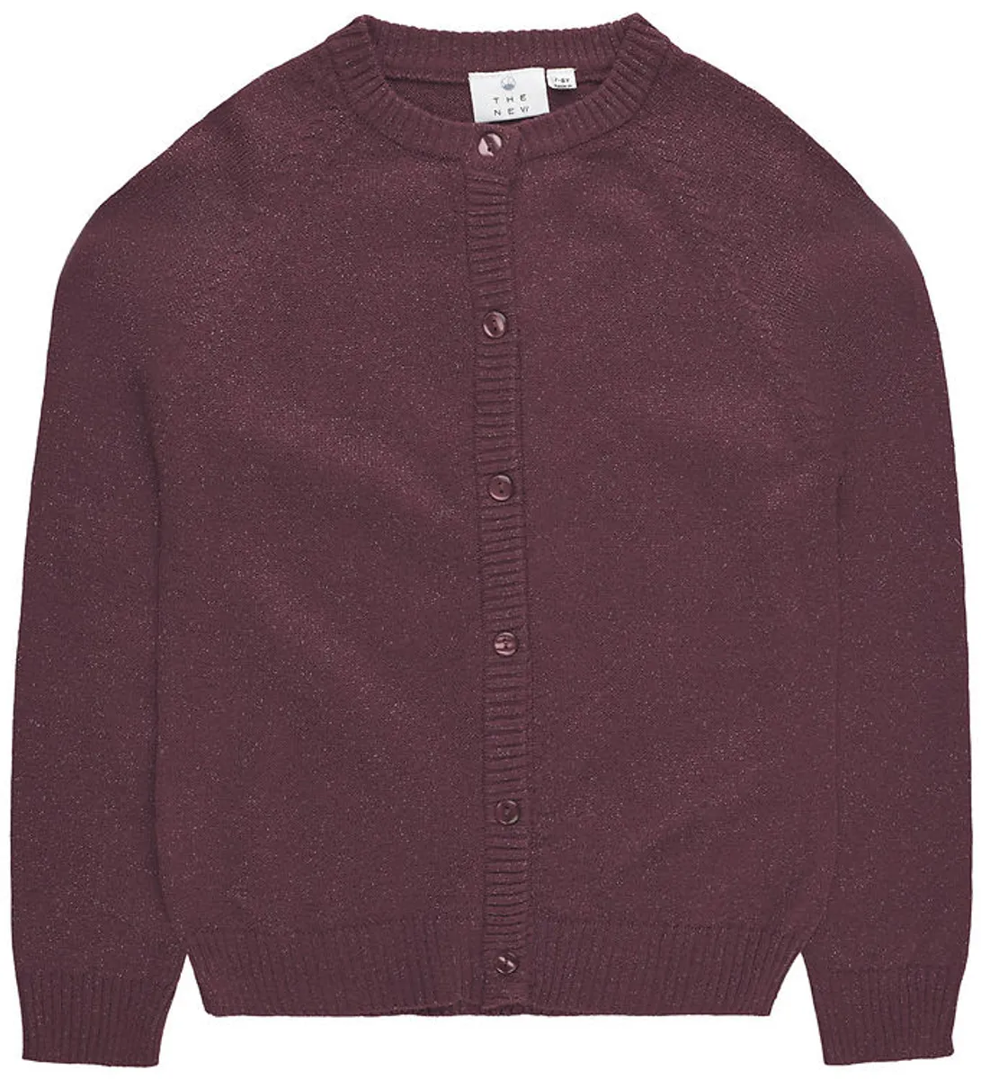 The New Cardigan - TnEve - Rose Brown m. Glimmer