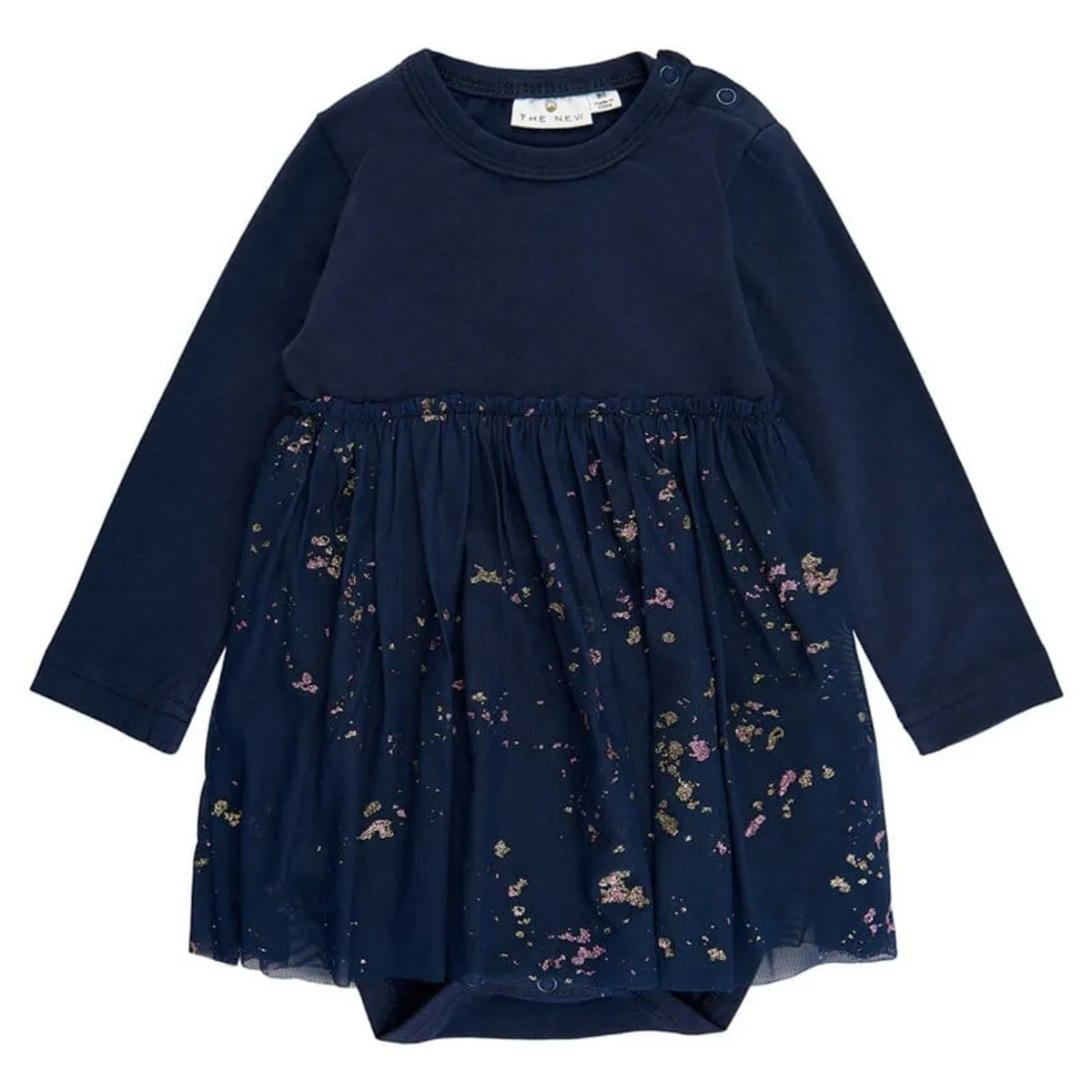 The New Siblings - Ally Aria l/s Dress - Navy Blazer - 86 = 1/2 år