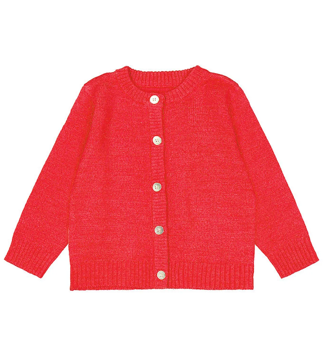 The New Siblings Cardigan - Strik - TnsKeve - Geranium m. Glimme