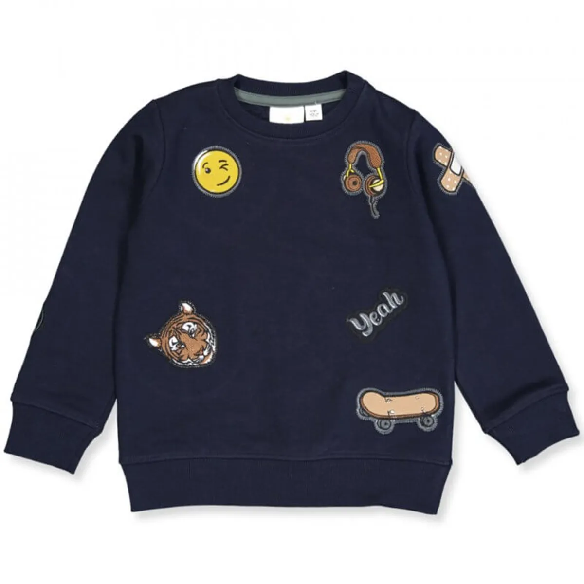 THE NEW - TNVisual Sweatshirt - Navy Blazer - 110/116 cm - 5/6 år