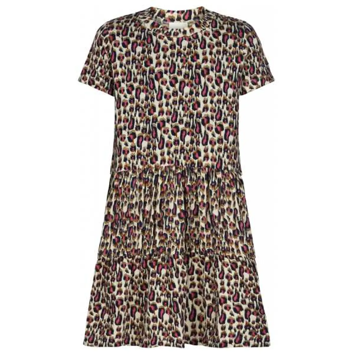 THE NEW - Trinity S/S Dress Kjole - Leopard - 5/6 år