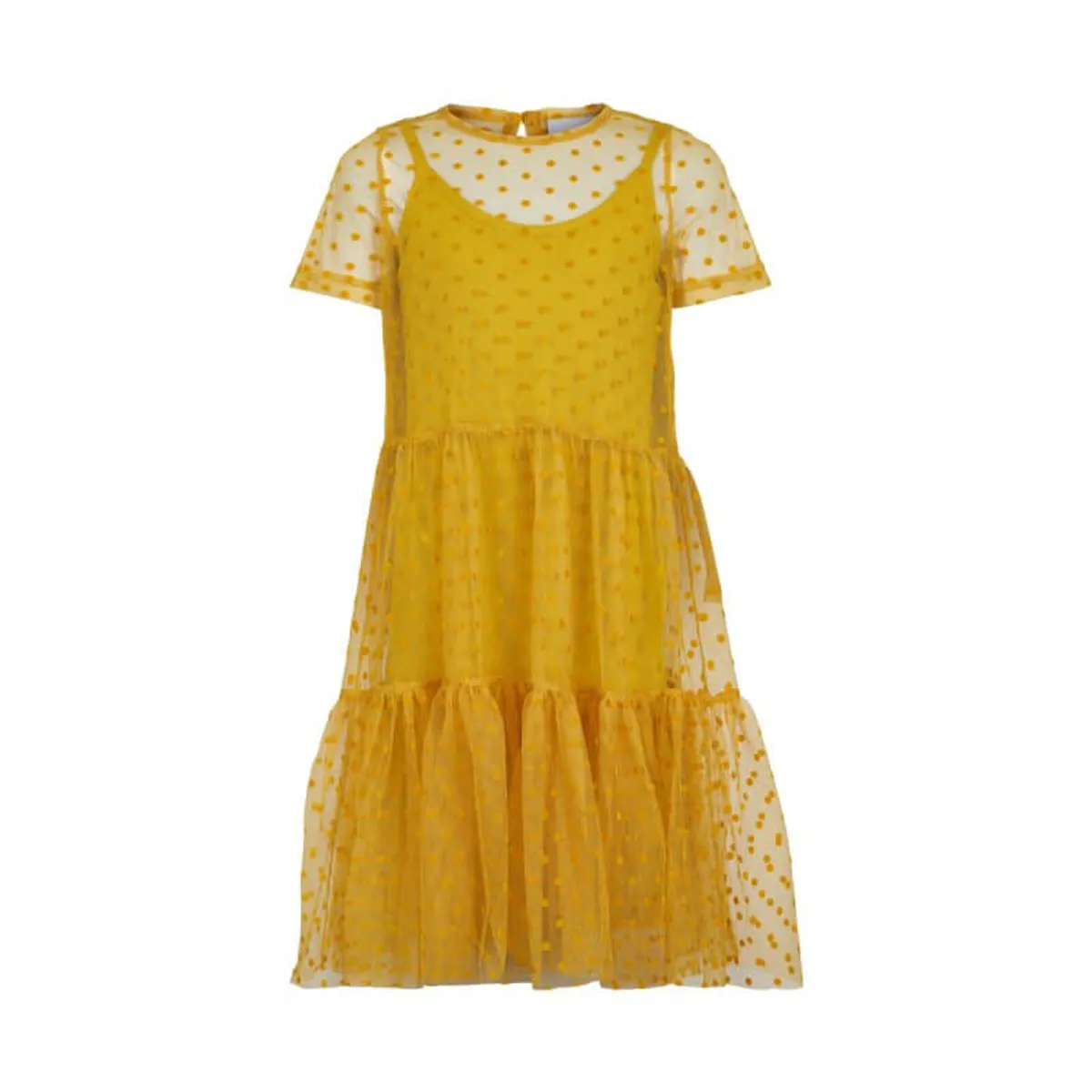 THE NEW - Uma Twist Dress Kjole - Yellow - 3/4 år