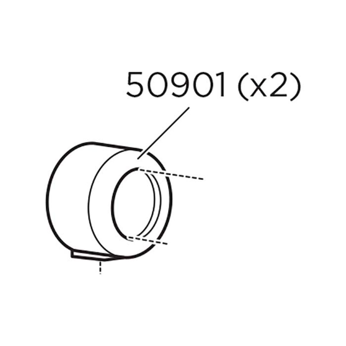 Thule plastkappe (2 stk)