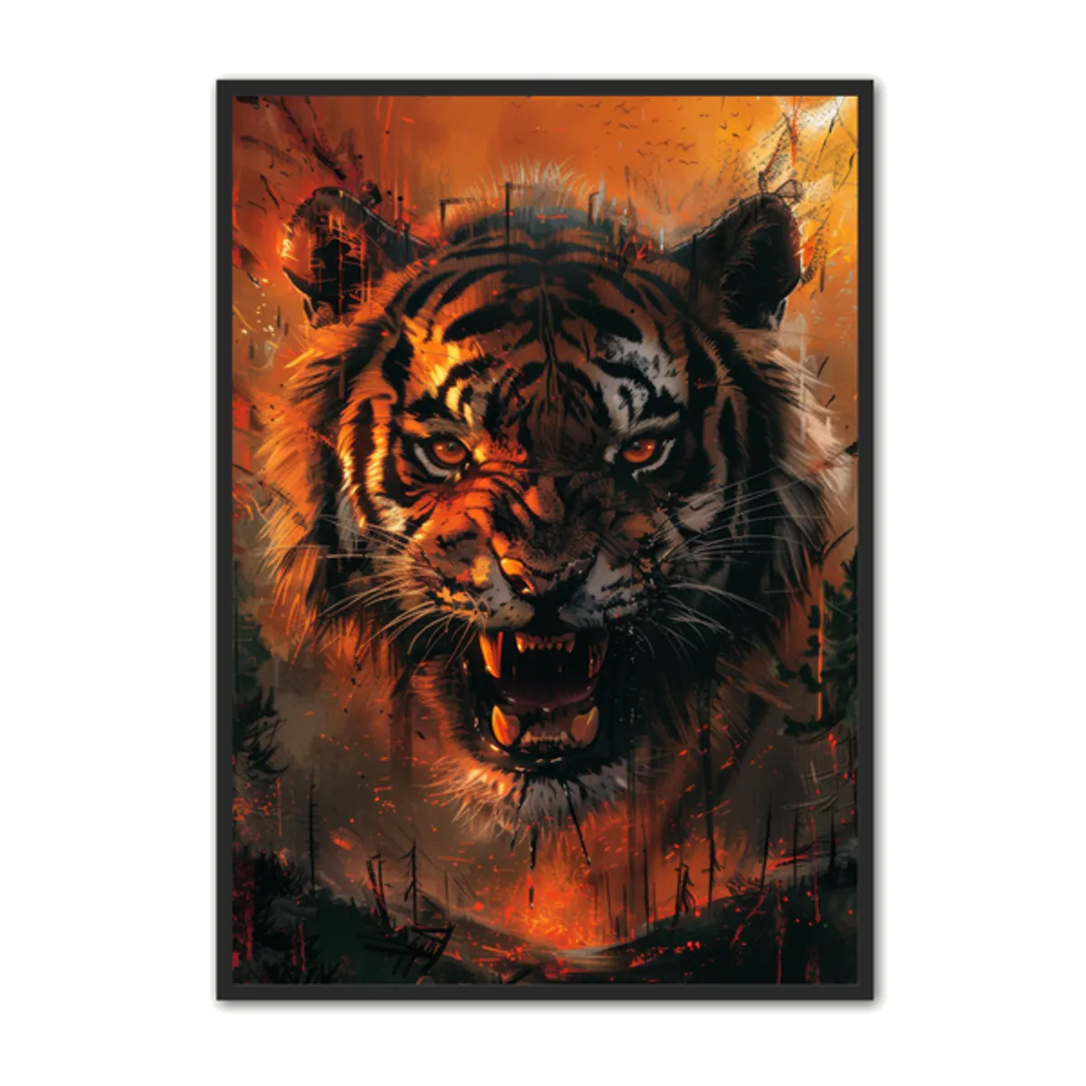 Tiger Plakat 15 - Dyreplakater