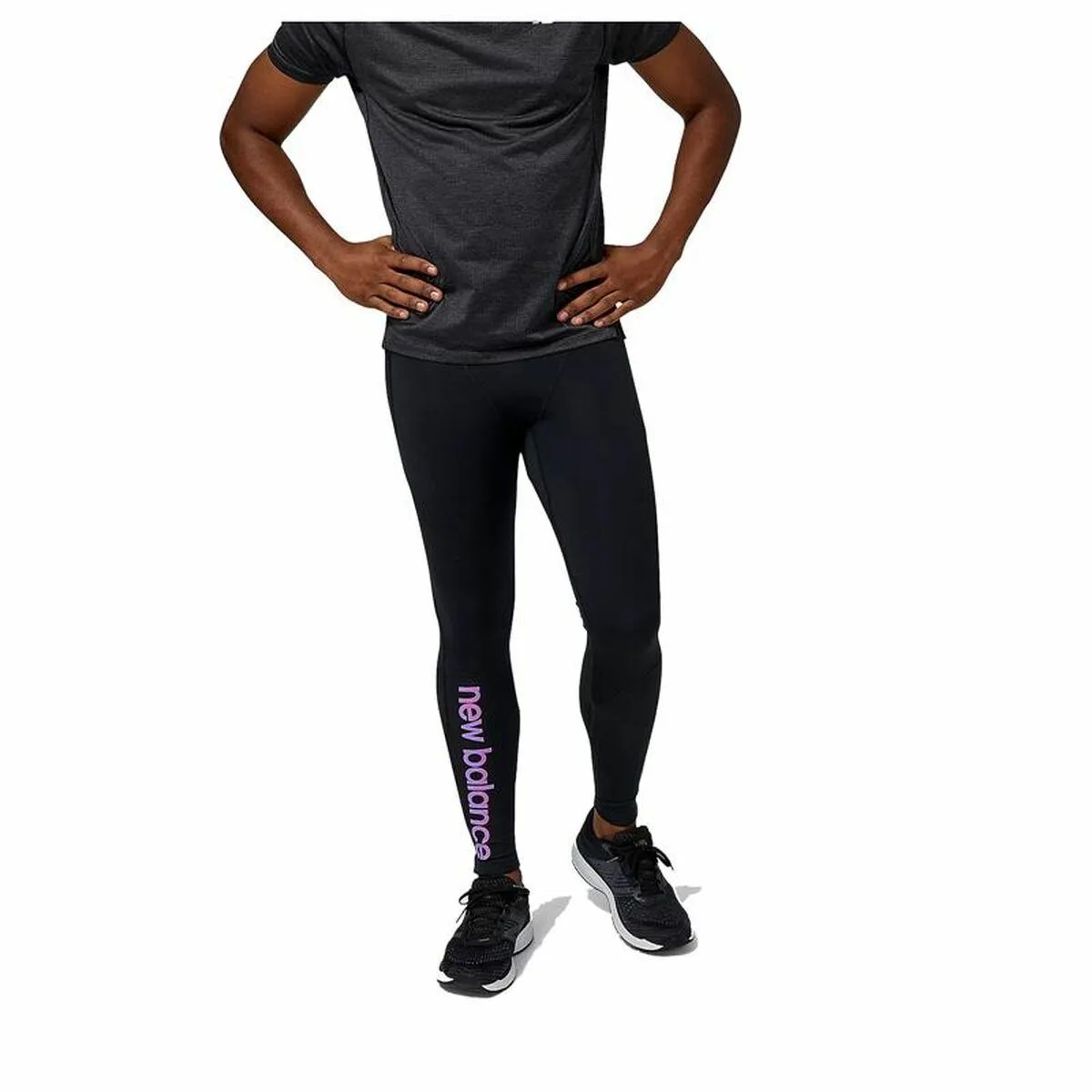 Tights til mænd New Balance Impact Run AT Tight Sort M