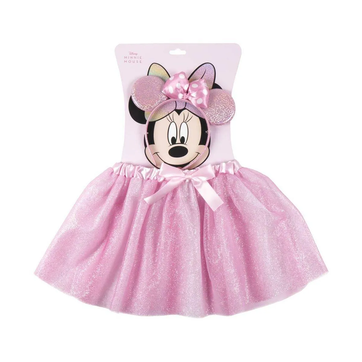 Tilbehør sæt Minnie Mouse Pink 2 Dele