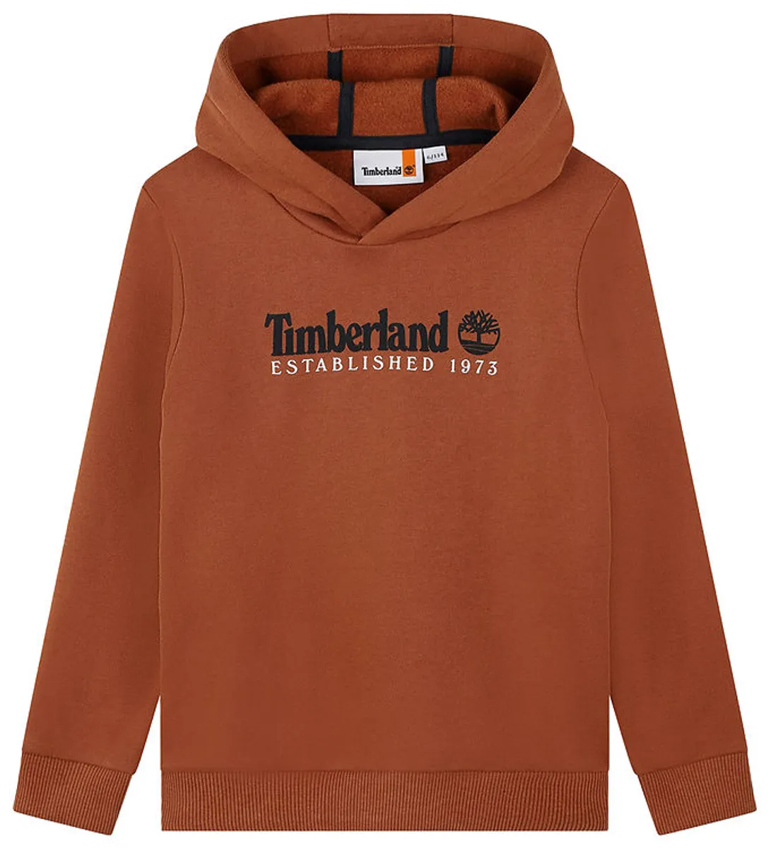 Timberland Hættetrøje - Dark Chocolate m. Print