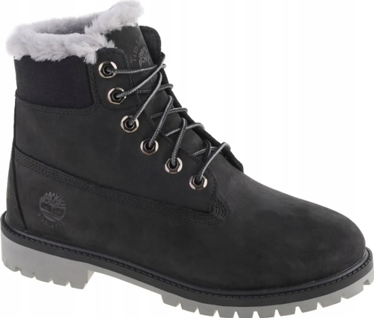 Timberland Premium 6 In Wp Shearling Boot Jr 0A41ux Black 37