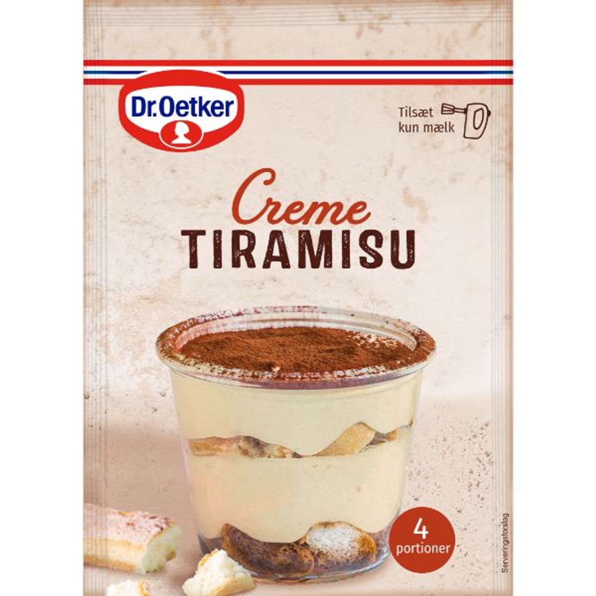 Tiramisu Creme 68 g - Dr. Oetker